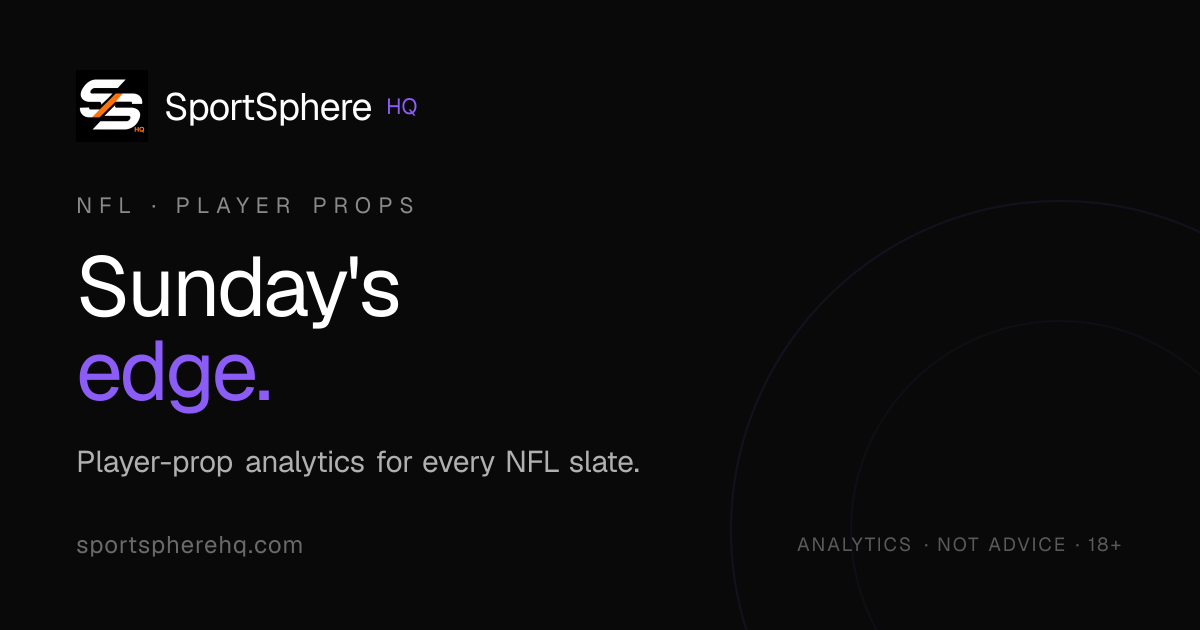 NFL Player Props · SportSphere | SportSphere HQ